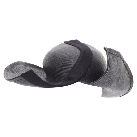 Yohji Yamamoto Accessories - Yohji Yamamoto 's coated raffia curled brim fedora hat